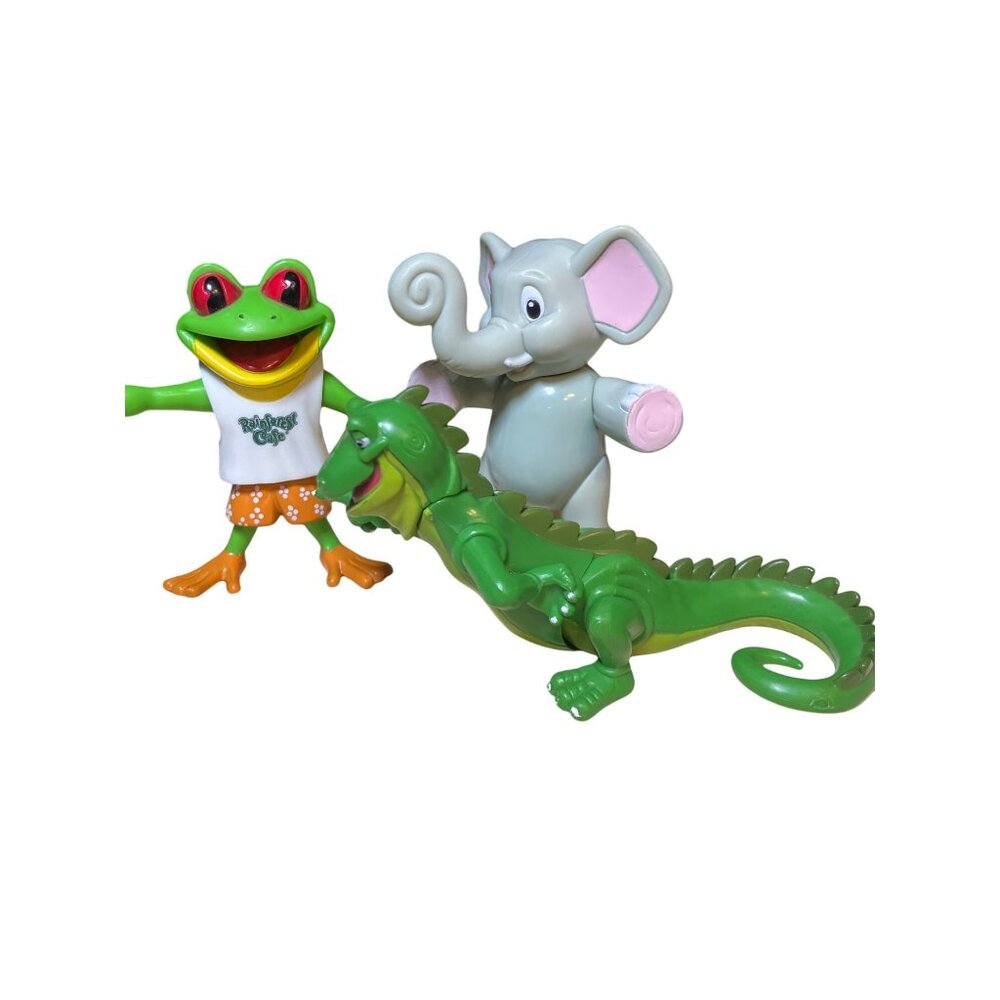 Rain Forest Cafe Action Figures Bundle of 3